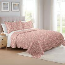 Colcha King Ultrasonic Enjoy Toque Macio Mikasa 3Pçs 280x260cm