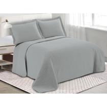 COLCHA LOFT QUEEN 240x260 LIMESTONE CAMESA 3 PEÇAS