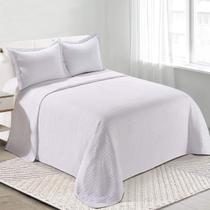 Colcha Loft Queen Size Com 3 Peças 2,40m x 2,60m Cor Branca Camesa