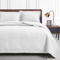 Colcha Love's Cabin, edredões para cama queen-size, microfibra branca Colcha Love's Cabin, edredões para cama queen-size, microfibra branca
