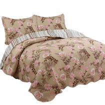 Colcha Matelasse King Size Estampadas 3 Peças Cobreleito