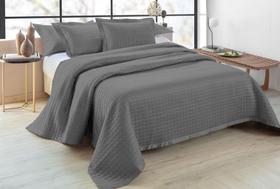 Colcha Melbourne Casal Toque Acetinado, Sofisticação e Conforto para Seu Quarto!