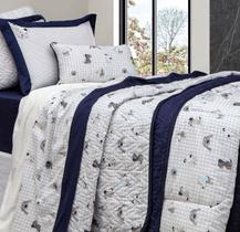 Colcha para Cama Infantil Doguinhos 300 fios