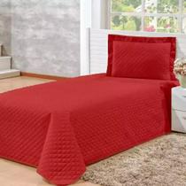 Colcha Para Cama Solteiro 1,60m x 2,40m Dupla Face e Lisa Elegance Habitat