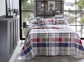 Colcha Patchwork - King Size - Dupla Face - C/ Porta Travesseiros - Piccadilly 2 - Rozac