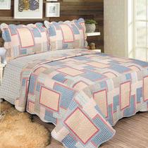 Colcha Patchwork Queen 240x260 3pçs Veneto - Camesa