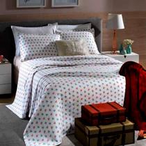 Colcha Piquet Estampada Casal Queen 3 peças 220x250cm DOHLER