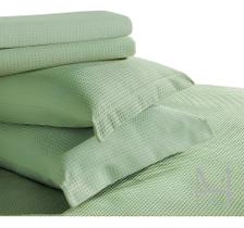Colcha Piquet Favo Solteiro Teka Gênova 1,60X2,20 Lisa Verde