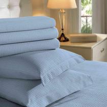 Colcha Piquet Favo Solteiro Teka Gênova Lisa 1,60X2,20M Azul