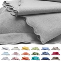 Colcha Piquet Jacquard Casal Queen 100% Puro Algodão Clássica Tradicional Capela Tognato 2,40 x 2,60 Colcha Piquet Jacquard Casal Queen 100% Puro Algodão Clássica Tradicional Capela Tognato 2,40 x 2,60