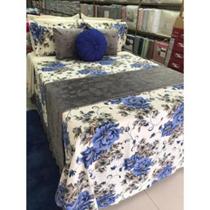Colcha piquet milão casal/queen 2,30 x 2,50, 90 % algodão