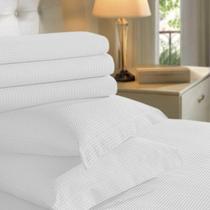 Colcha Piquet Solteiro Teka Gênova 02 Pças 1,60X2,20M Branca