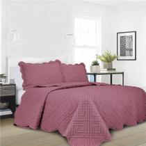 Colcha Queen 3 Peças Ilusion Geo Poliester Camesa Colcha Queen 3 Peças Ilusion Geo Poliester Camesa