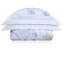 Colcha Queen 300 Fios Arvoredo Estampada - Marken Fassi Colcha Queen 300 Fios Arvoredo Estampada - Marken Fassi