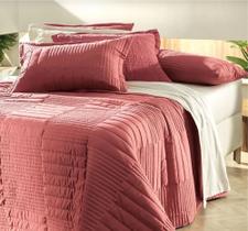 Colcha Queen Altenburg Pôr do Sol Toque de Algodão e Bordado Sofisticado