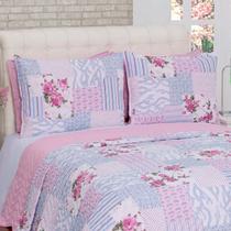 Colcha Queen Cobre Leito 3 peças Bouti Garden Colcha Queen Cobre Leito 3 peças Bouti Garden