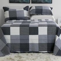 Colcha Queen Cobre Leito Patchwork Bouti Sultan Realce Top