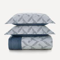 Colcha Queen com 2 Porta-travesseiros Algodão Martin Karsten