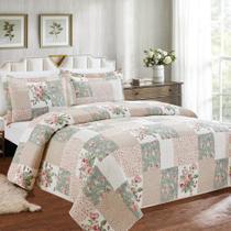 Colcha Queen Patchwork Ultrassonic Sultan Realce Premium