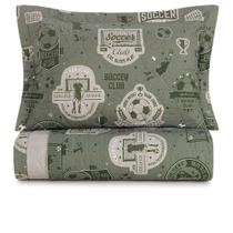 Colcha Solteiro 200 Fios Futebol - Karsten