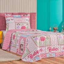 Colcha Solteiro Bouti Kids Dupla Face Estampado 2 Peças - Ballet