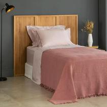 Colcha Solteiro Buddemeyer Jacque 100% Algodão Rosa