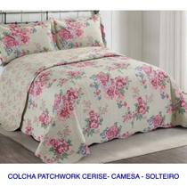 Colcha Solteiro Cobre Leito Patchwork