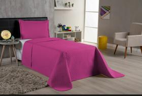 Colcha Solteiro Feminino Cobre Leito 2 Peças Cama Box Padrão
