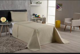 Colcha Solteiro Feminino Cobre Leito 2 Peças Cama Box Padrão