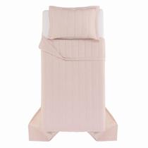 Colcha Solteiro Infantil 2 Pecas Poliéster Orion Rosa