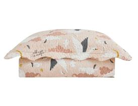 Colcha Solteiro Infantil Dupla Face 2 Peças Cisne Camesa