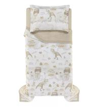 Colcha Solteiro Infantil Dupla Face 200 Fios Algodão Karsten