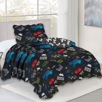 Colcha Solteiro Jolitex Ultrasonic Dyuri Infantil Kids 1,60x2,40