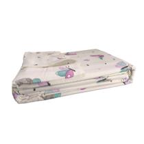 Colcha Solteiro Kids Algodão Borboleta Teka