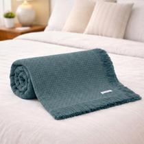 Colcha Solteiro Manta Sofá Buddemeyer In Design 100% Algodão Decorativa Franja