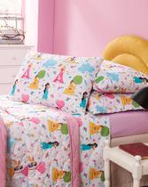 Colcha Solteiro Matelada Personagens Disney Dupla Face