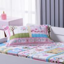 Colcha Solteiro Matelado Slip Zapt Zum Infantil Com Elástico Tecido Percal Algodão 200 Fios 02 Peças Dorothy