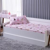 Colcha Solteiro Matelado Slip Zapt Zum Infantil Com Elástico Tecido Percal Algodão 200 Fios 02 Peças Sofie Colcha Solteiro Matelado Slip Zapt Zum Infantil Com Elástico Tecido Percal Algodão 200 Fios 02 Peças Sofie