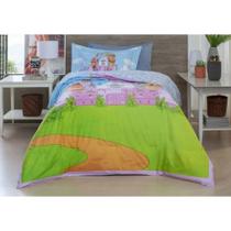 Colcha Solteiro Mellow C/2 peças Infantil Estampa Aurora 180x240m Sultan