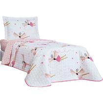 Colcha Solteiro Teen 2 Peças Infantil Bouti Cobre Leito Kids