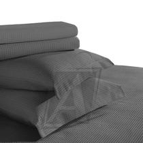 Colcha Solteiro Teka Genova Piquet Favo Cinza Grafite 100% Algodão Colcha Solteiro Teka Genova Piquet Favo Cinza Grafite 100% Algodão