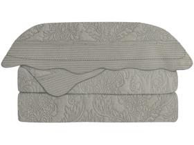 Colcha Solteiro Ultrasonic Camesa Antique 02 Peças Bege