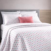 Colcha Super Queen Dohler Piquet Favo Estampada 100% Algodão Macia 3 pçs