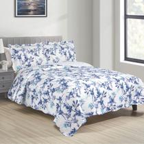 Colcha Tamanho King Cor Verde Costura Reforçada para Hotel