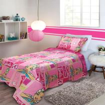 Colcha Ultrasonic Solteiro Infantil Brabie Jolitex (1 Colcha + 1 Porta Travesseiro) Colcha Ultrasonic Solteiro Infantil Brabie Jolitex (1 Colcha + 1 Porta Travesseiro)