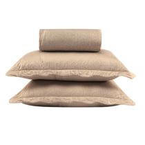 Colcha Ultrassônica - King Size - Classic - C/ Porta Travesseiros - Caqui - Rozac Colcha Ultrassônica - King Size - Classic - C/ Porta Travesseiros - Caqui - Rozac