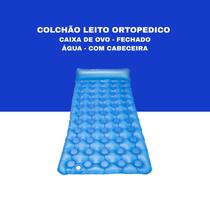 Colchão água fechado com cabeceira caixa de ovo