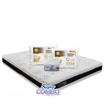 Colchão Anatomic D40 F.A Colchões King Size 193x203x24cm - Super combo feito pra você!