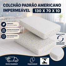 Colchão Berço 130x70 Padrão Americano D18 Baby Premium Macia Impermeável Colchão Berço 130x70 Padrão Americano D18 Baby Premium Macia Impermeável