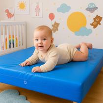 Colchão Berço Impermeável 130x60x110cm Conforto Proteção Sono Seguro - Central Espumas Colchão Berço Impermeável 130x60x110cm Conforto Proteção Sono Seguro - Central Espumas